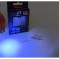 FEMEX Premium 10'lu İnce Bacaklı Kıl Led 3030 Chipset 1smd Mini Led Ampul Mavi