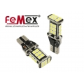 FEMEX Platinum Beyaz T15 24 Smd 3030 Chip Led Ampul Aktif Canbus